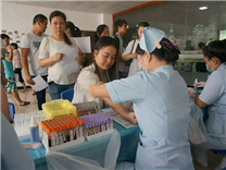 關(guān)愛員工，關(guān)注健康，公司組織進行年度健康體檢
